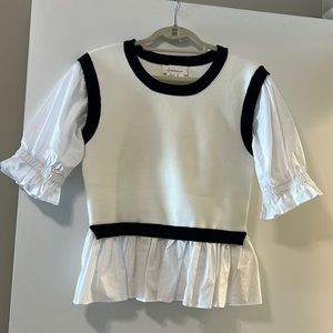 Anthropologie peplum top.